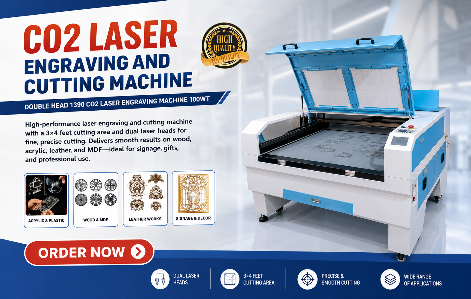 Co2 laser cutting machine
